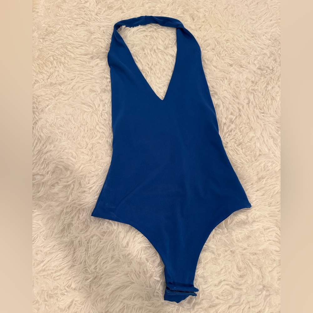 Vibrant Blue Snap Close Bodysuit